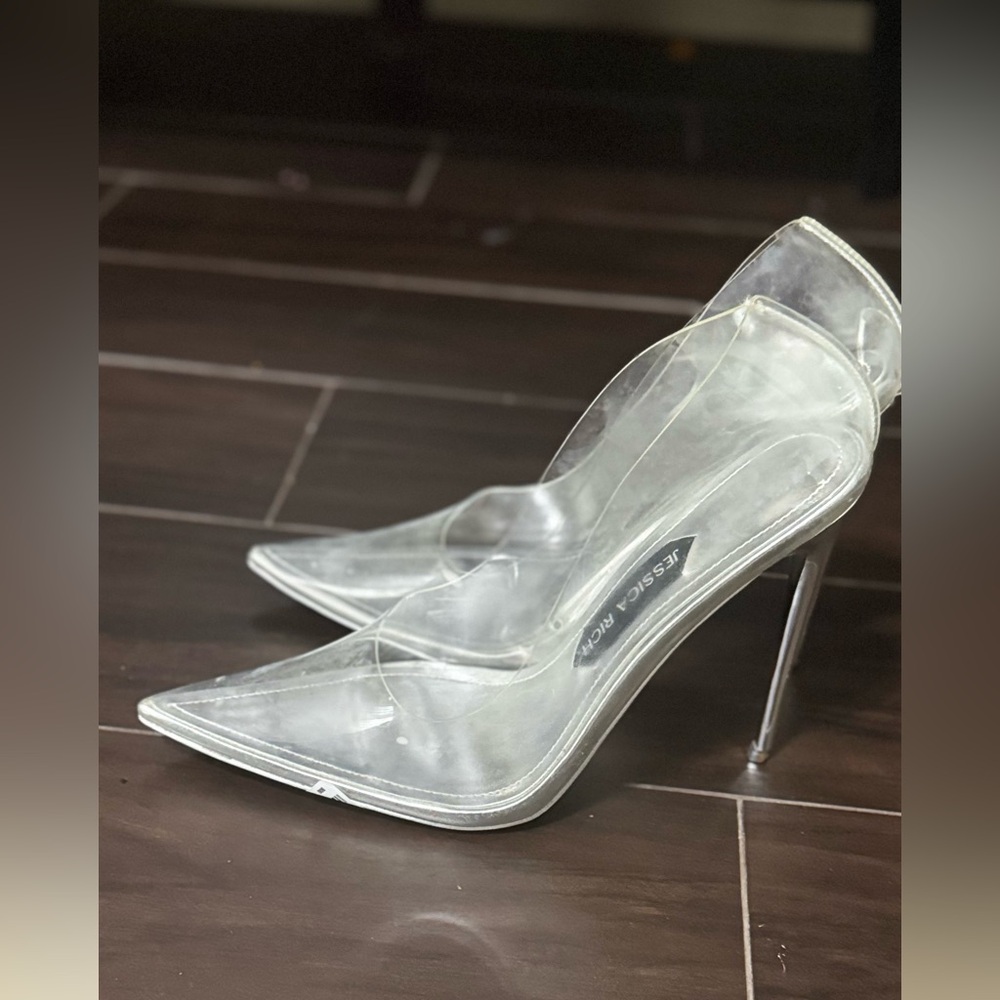 Jessica Rich Transparent Pointed Heels